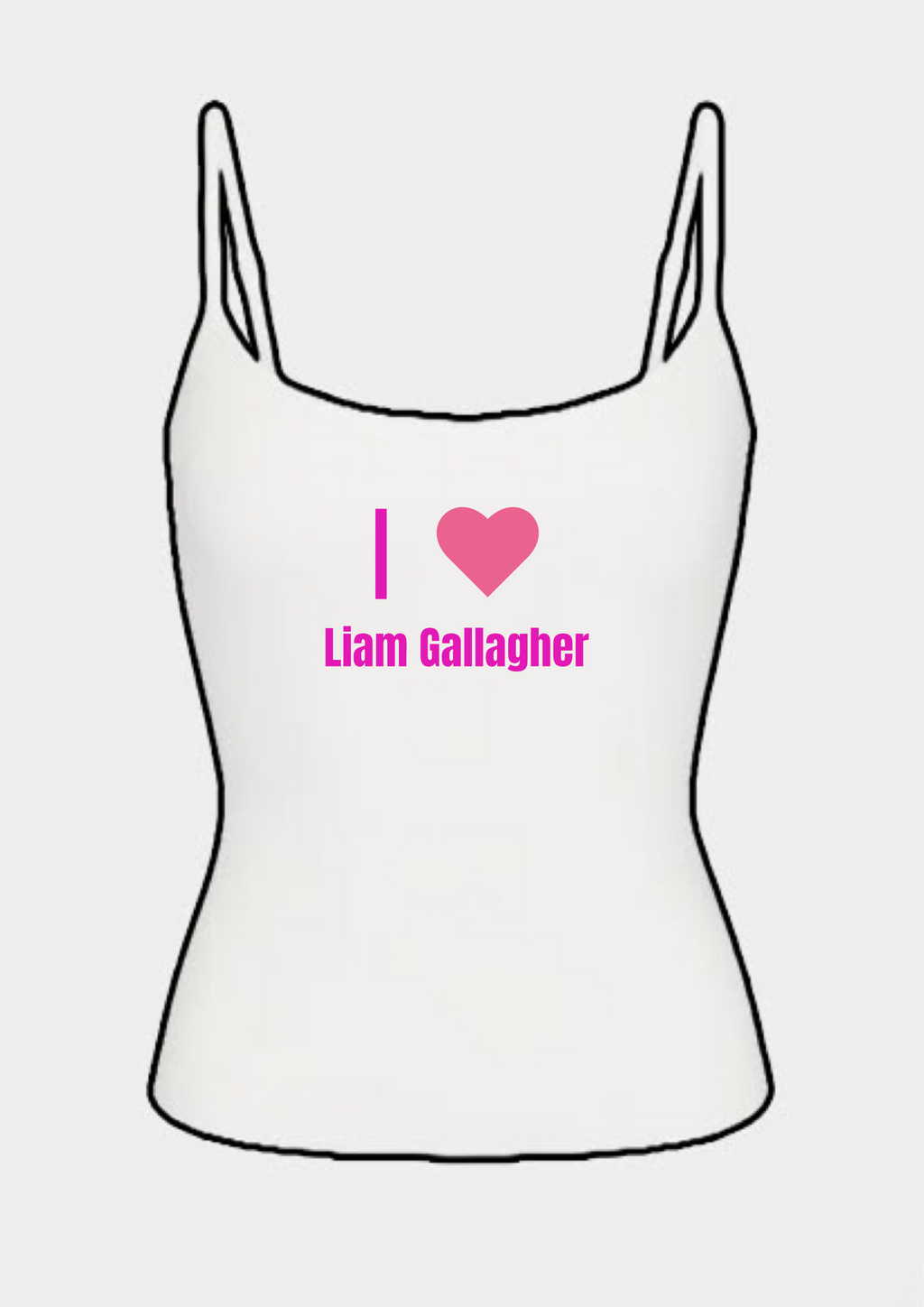 I heart Liam Gallagher tank tops