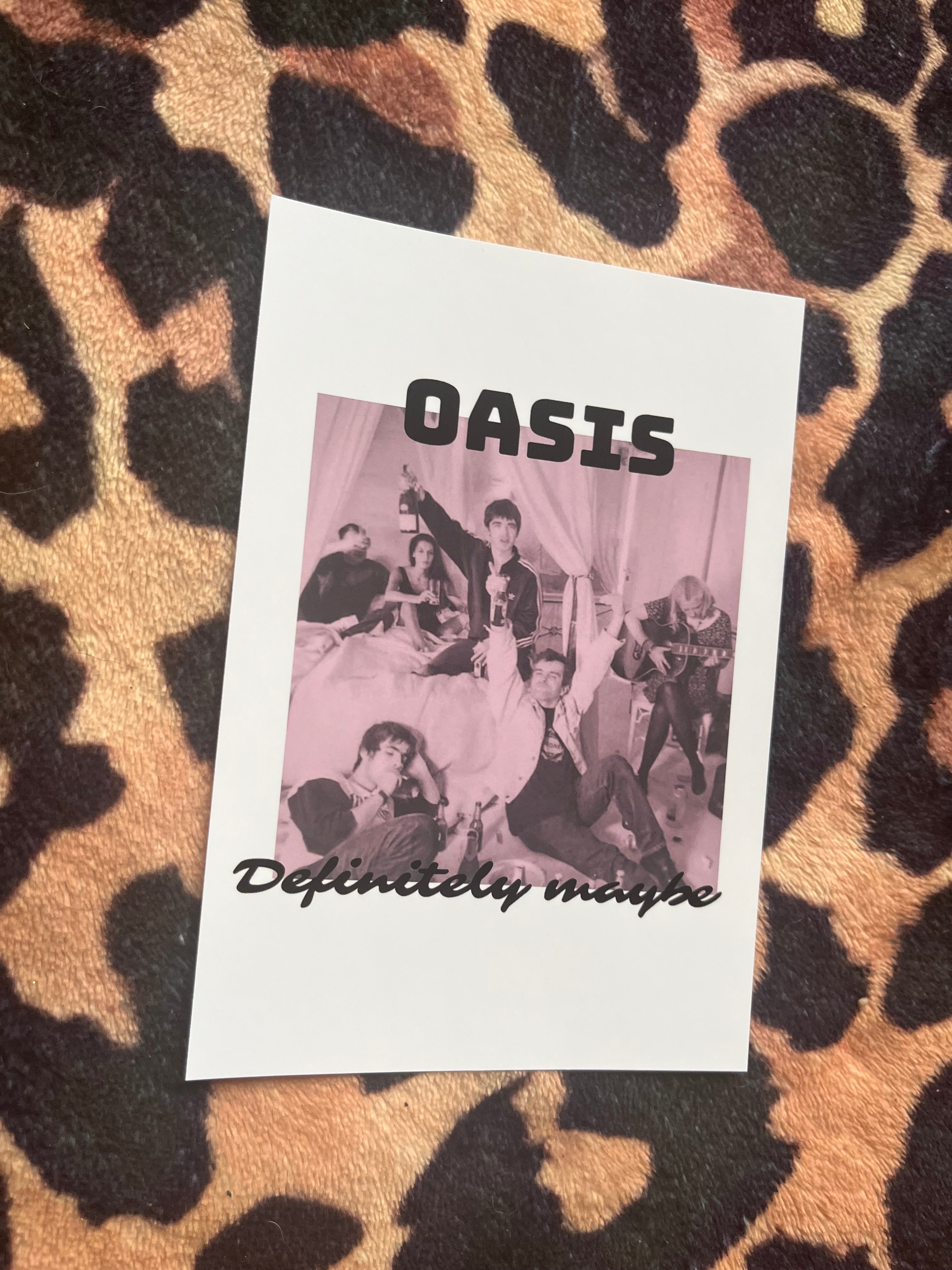Oasis definitely maybe poster