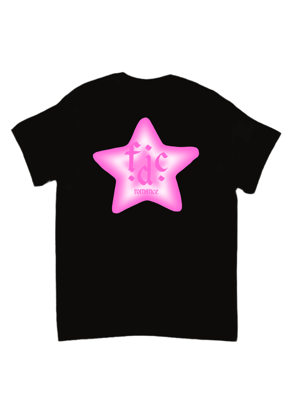 Fontaines dc pink star band tees