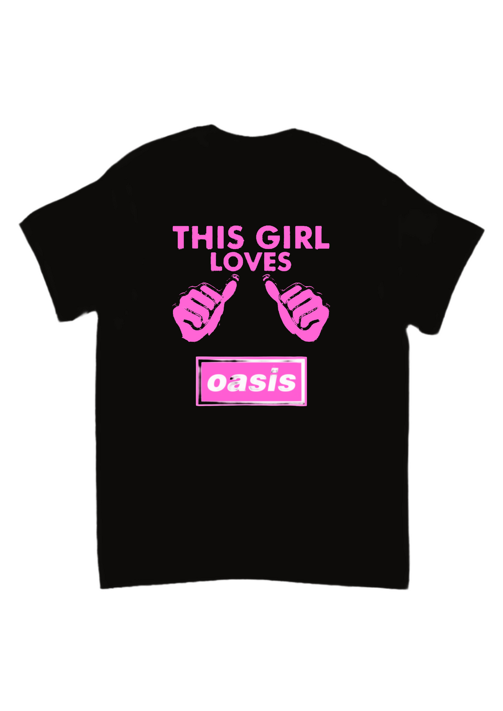 This girl loves oasis band tees